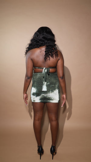 Tye Basics Dress Emerald