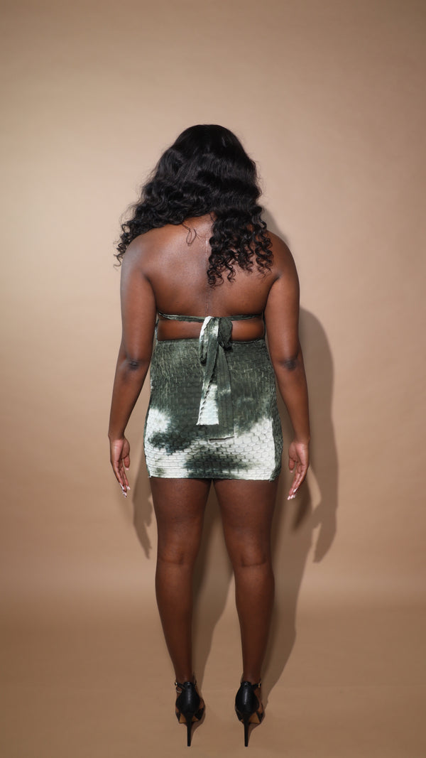 Tye Basics Dress Emerald